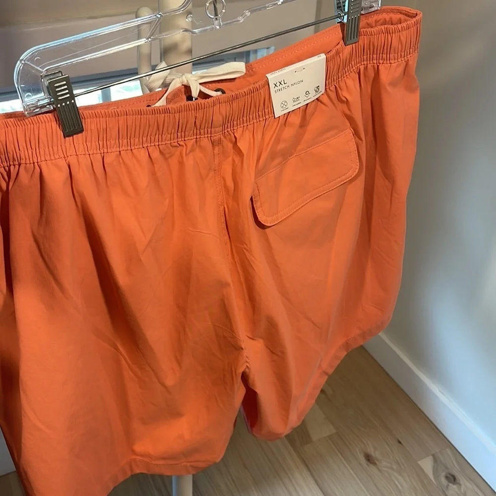 NWT- Onia Men's Calder 6E- Lined Swim Trunks XXL- Watermelon Punch